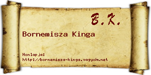 Bornemisza Kinga névjegykártya