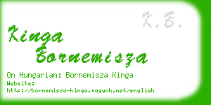 kinga bornemisza business card
